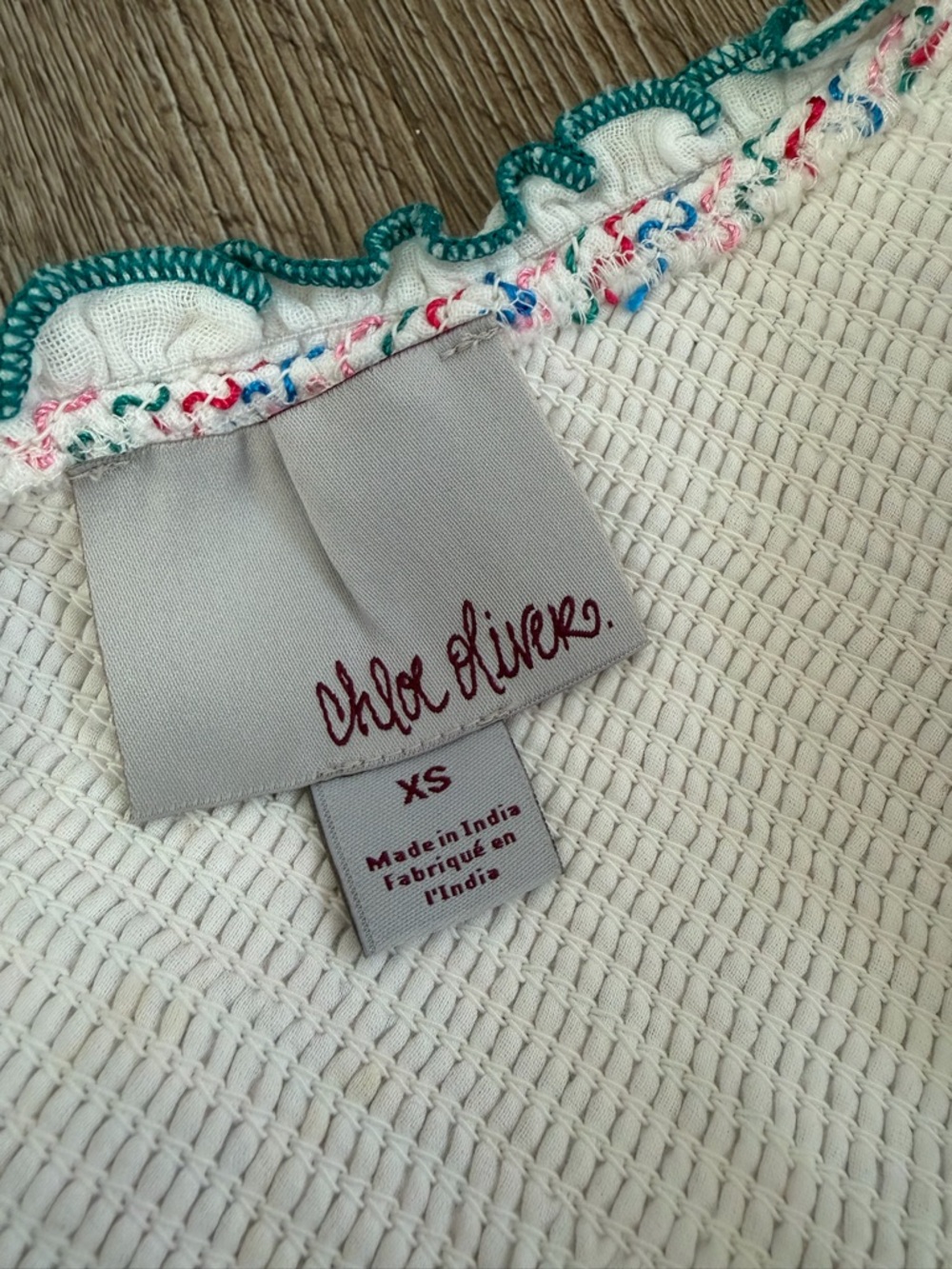 Striped Ruffle Knit Tank Top - Picture 2 of 4